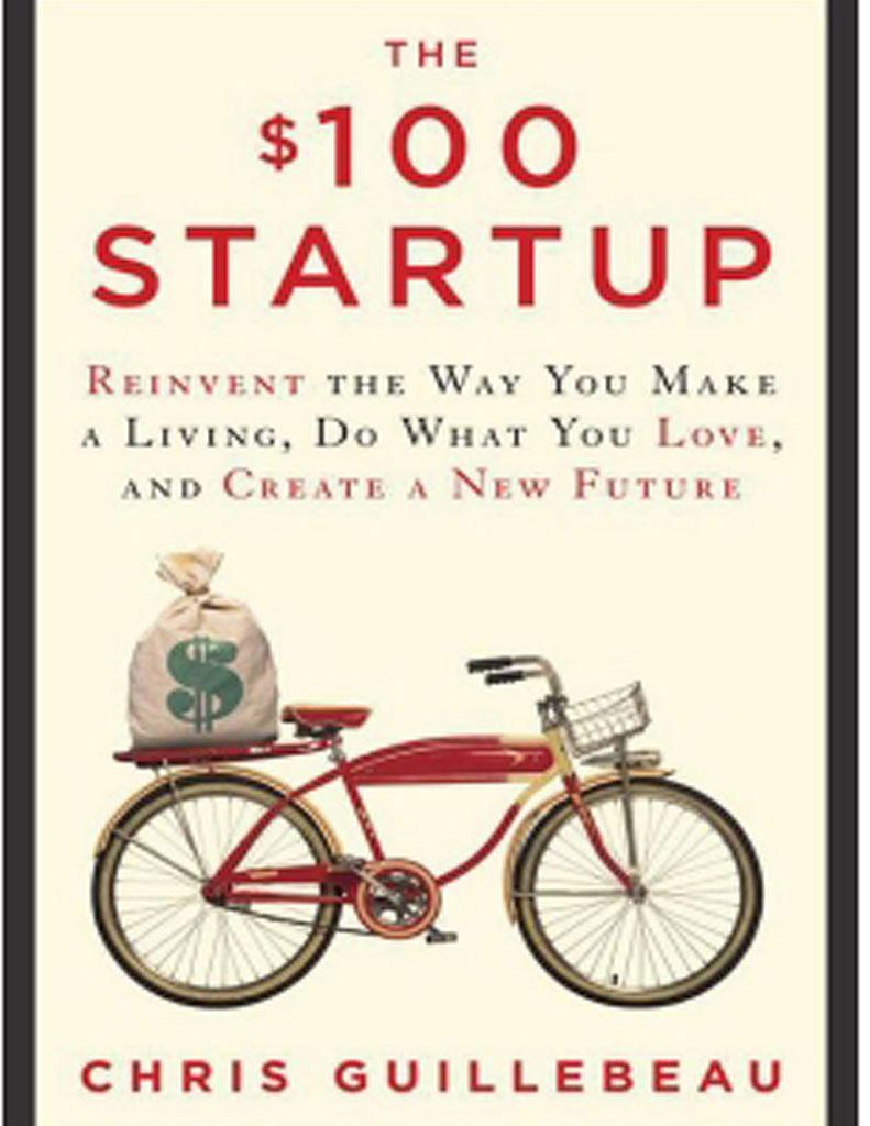 This is the title of the book $100 Startup