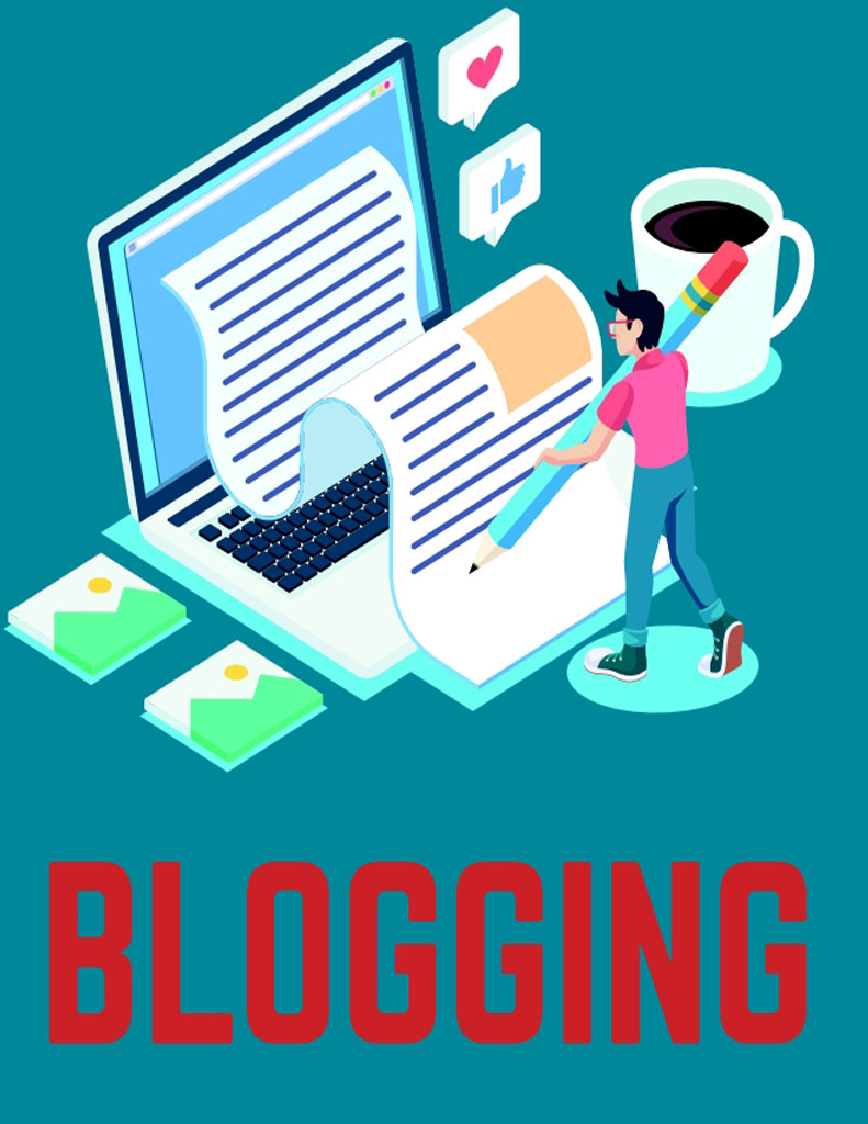 Cover of the book "Blogging Ultimate Learning"