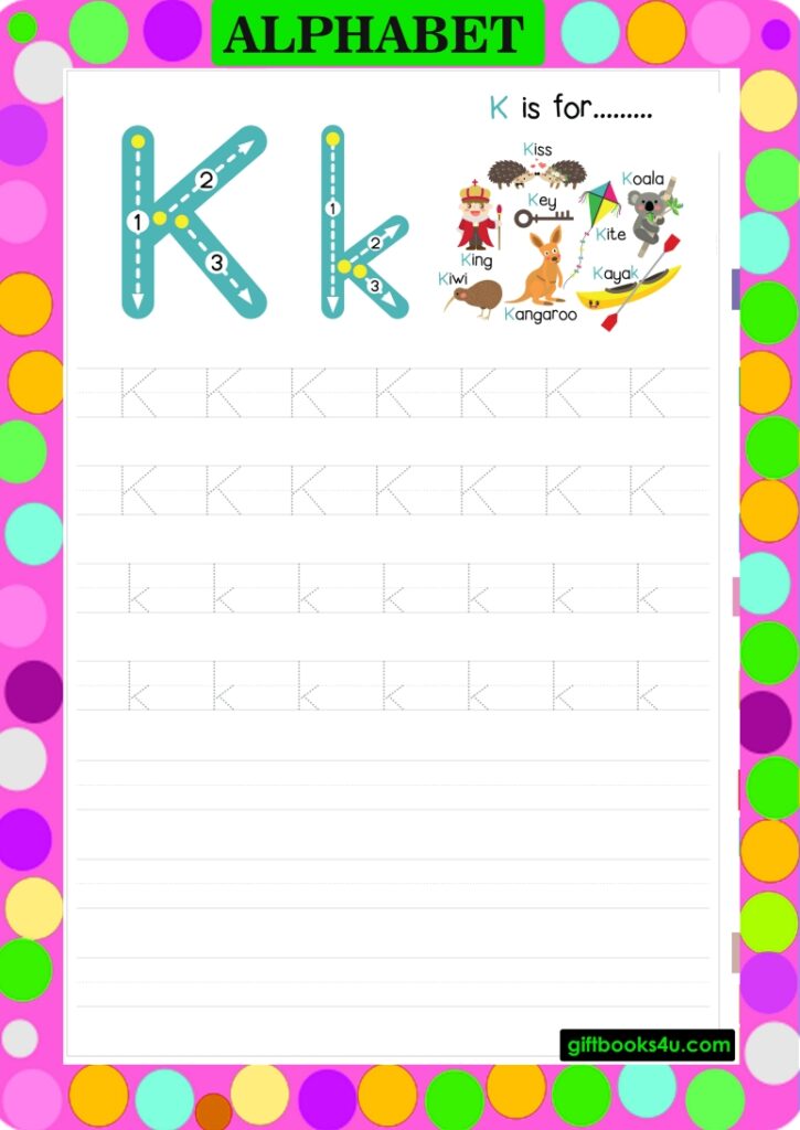 Worksheet Alphabet Learning and Writing K