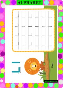 Alphabet L Worksheet for Learning and Writing