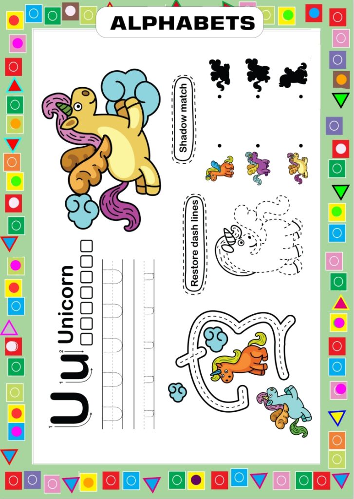 Tracing Alphabets - Learning and Writing Worksheet