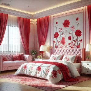 Image shows Bedroom Decoration Idea.