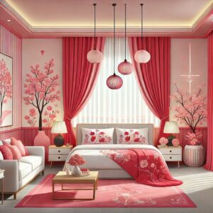 Image shows Bedroom Decoration Idea.